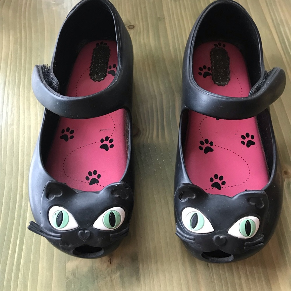Black Cat Mini Melissa Shoes